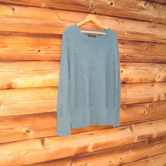 NWOT Extra Fine Merino Wool Textured Knit Pullover Sweater - Picture 2 of 7